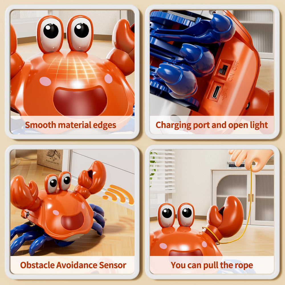 Beby Buty Crawling Crab toy made from safe ABS plastic