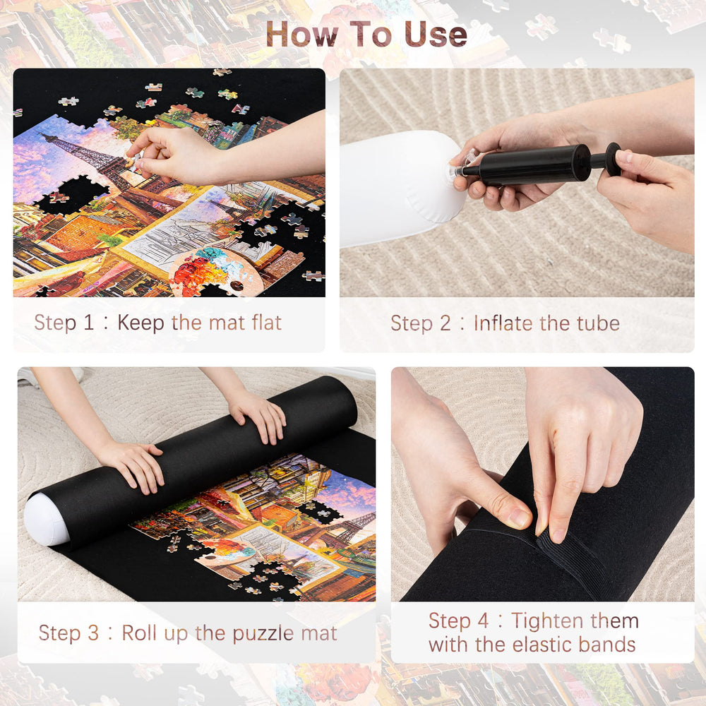 Becko US elastic bands secure ends for stable rolling and storage