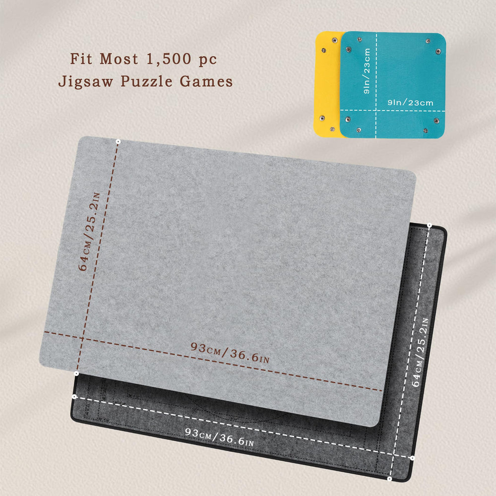Becko US puzzle board with auxiliary lines helps layout different sizes.