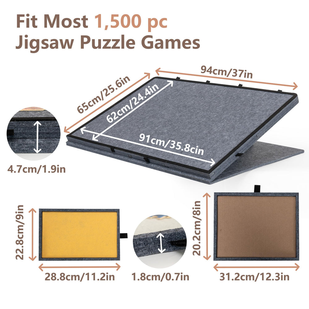 Becko US eight-color drawer system keeps puzzle pieces organized and accessible.