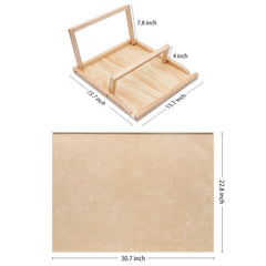 Becko US puzzle-board-flannelette-surface reduces slipping for smoother puzzle assembly.