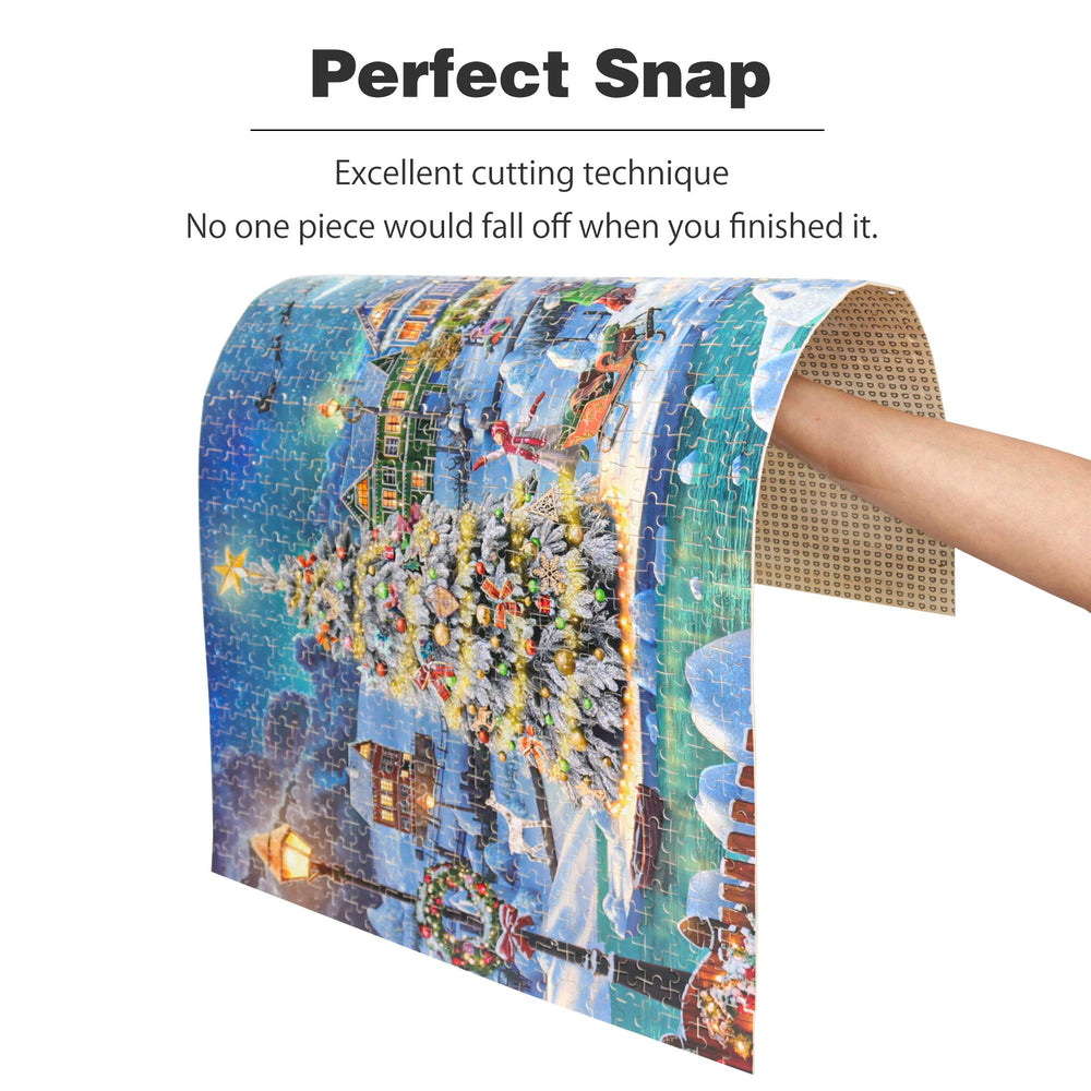Becko US puzzle uses high-definition printing for vivid snow details