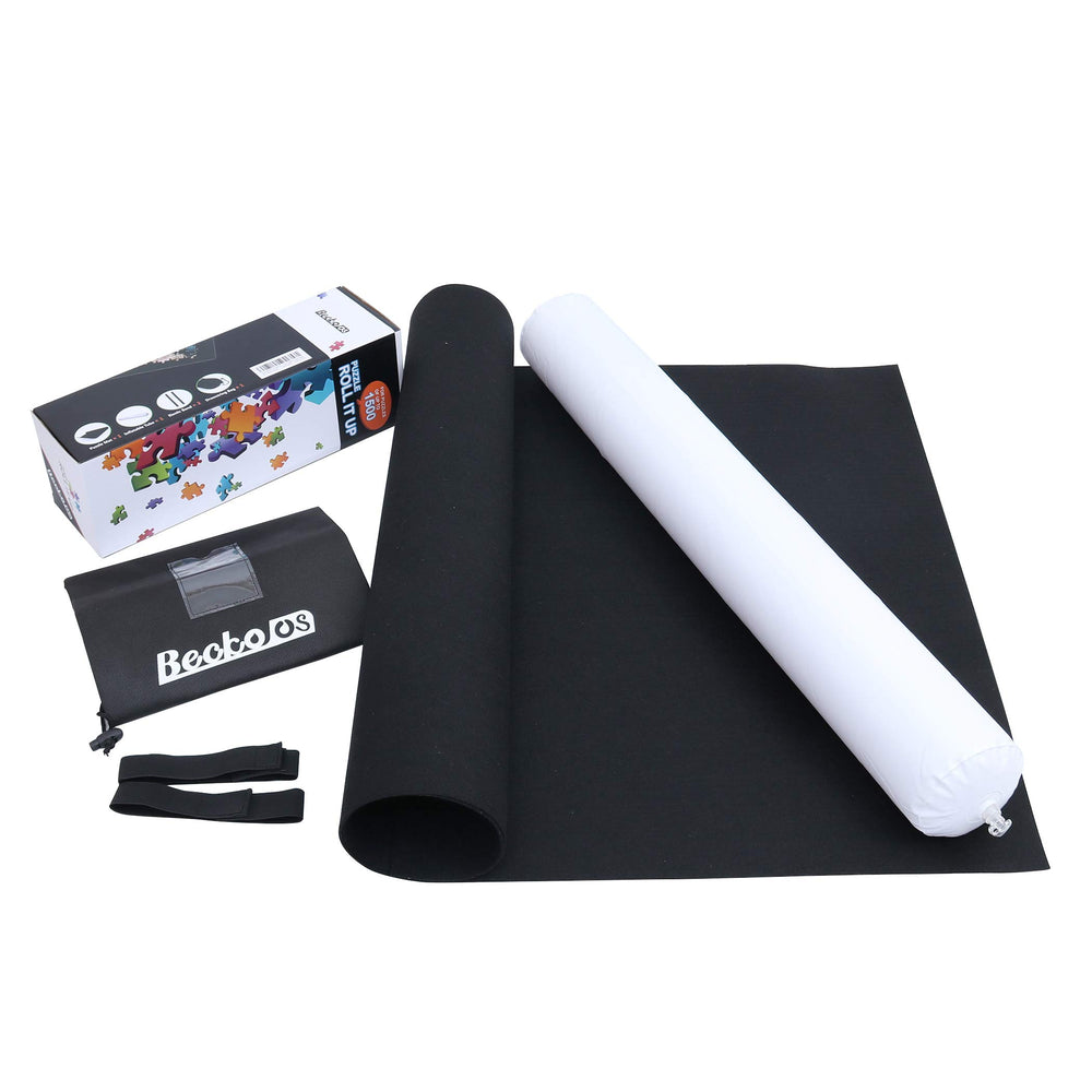 Becko US puzzle mat rollup rolled for compact storage