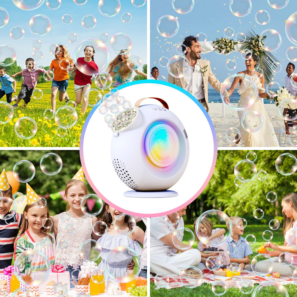 Bedail bubble maker includes a 50ml solution packet