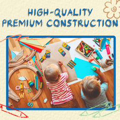 Bedwina crayons on paper demonstrate smooth color transfer