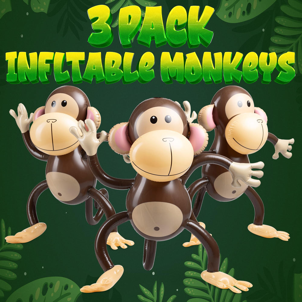 Bedwina durable vinyl monkey stays inflated longer between uses