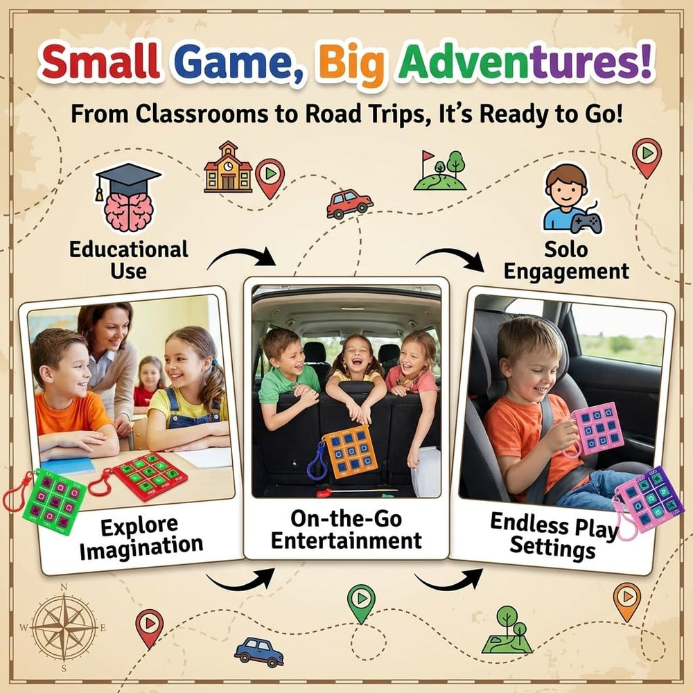 Bedwina goody bag stuffer tic tac toe set for holidays.