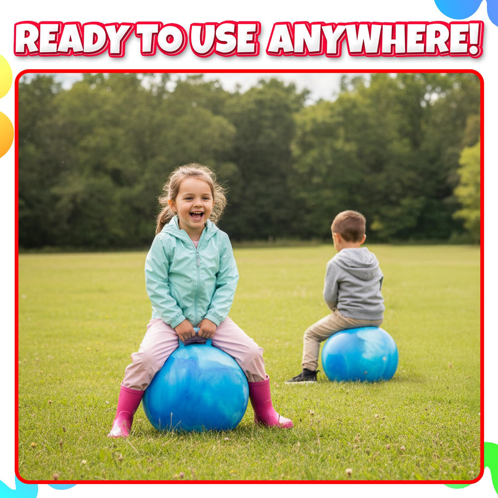 Durable PVC Bedwina hopper ball with sturdy handle design