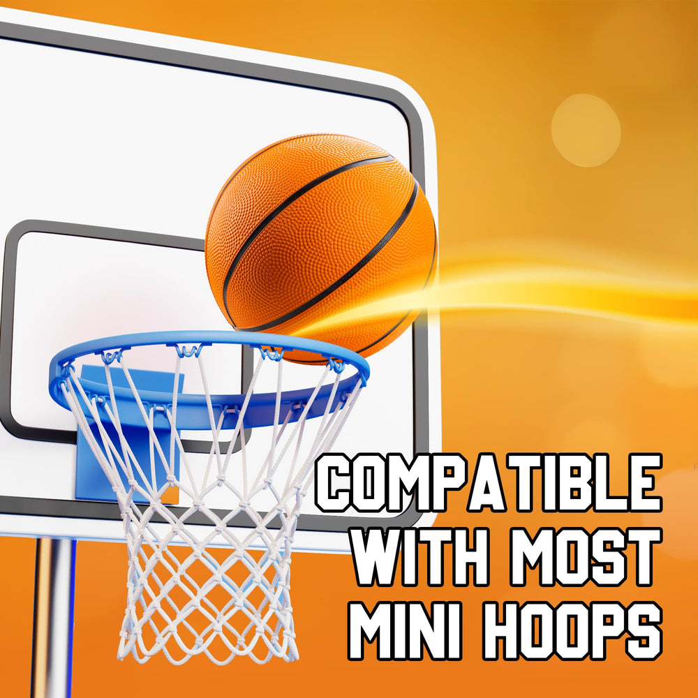 Bedwina mini basketball suitable for indoor-outdoor use with small hoops