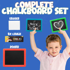 Bedwina mini chalkboard blue 24-pack for writing practice and play