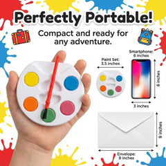 Bedwina mini paint brush included for smooth, mess-free color application.