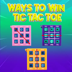 Bedwina mini tic tac toe keychains, durable plastic, smooth edges for kids.