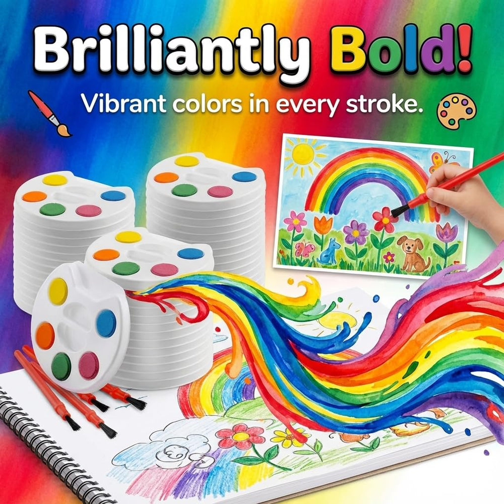 Bedwina palette colors orange yellow green red blue enable vibrant mixes.