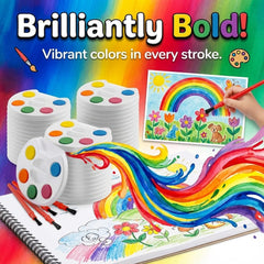 Bedwina palette colors orange yellow green red blue enable vibrant mixes.