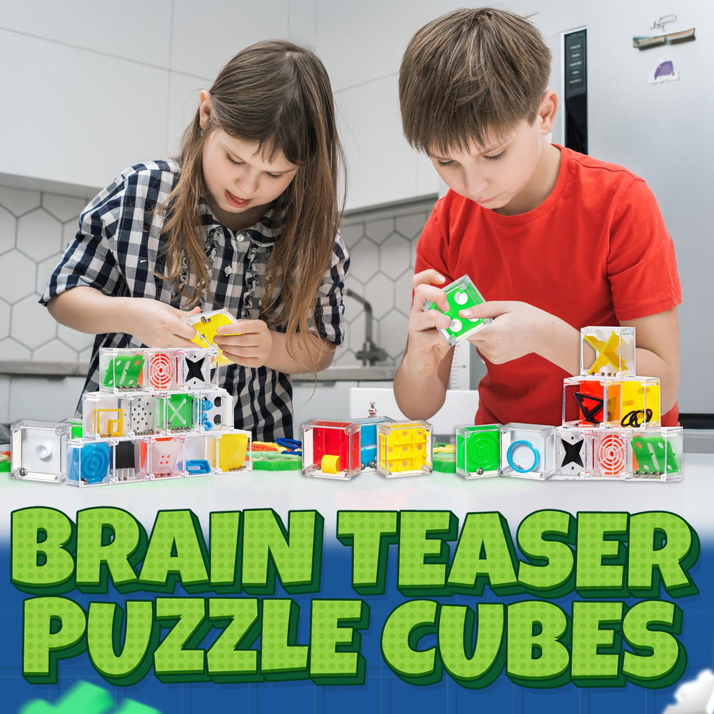 Bedwina puzzle cubes variety pack, colorful pieces for multiple solve challenges.