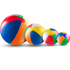 Bedwina rainbow beach ball 6-inch ready for indoor and outdoor play