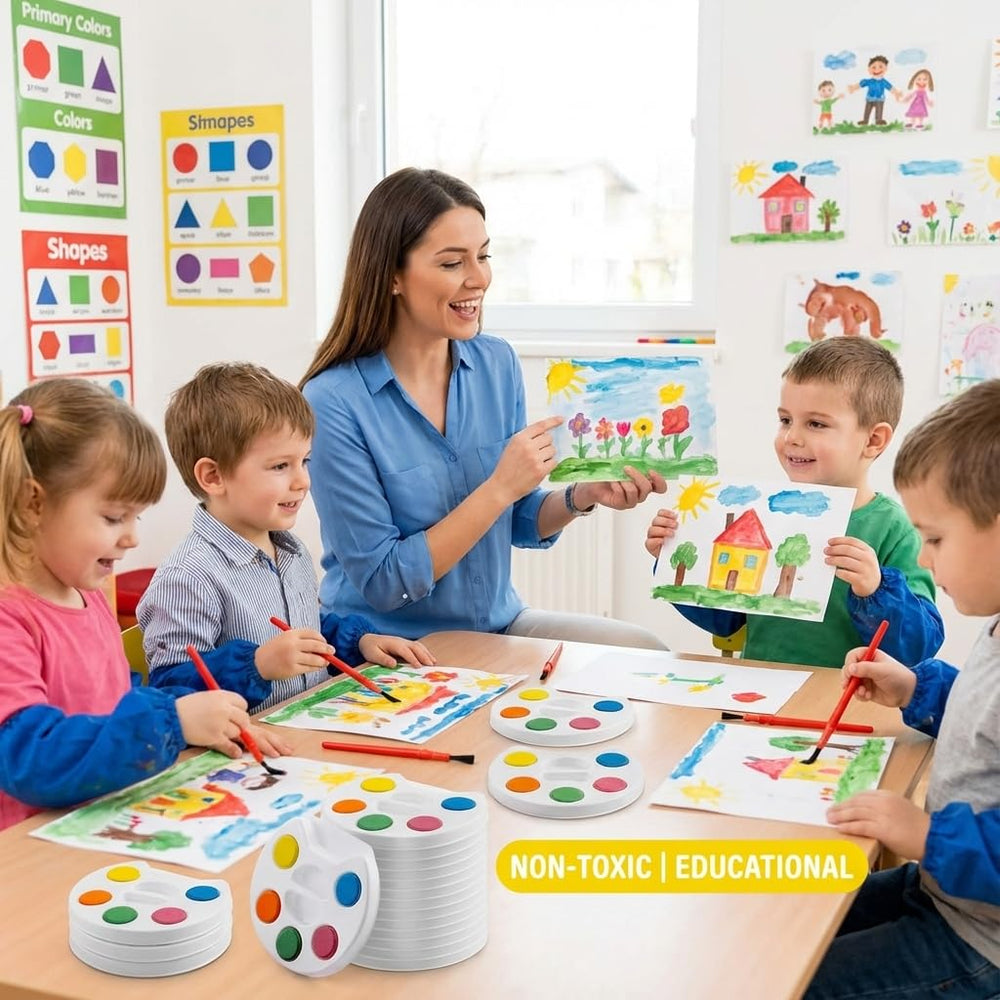 Bedwina washable non-toxic paints ensure easy cleanup after creativity.