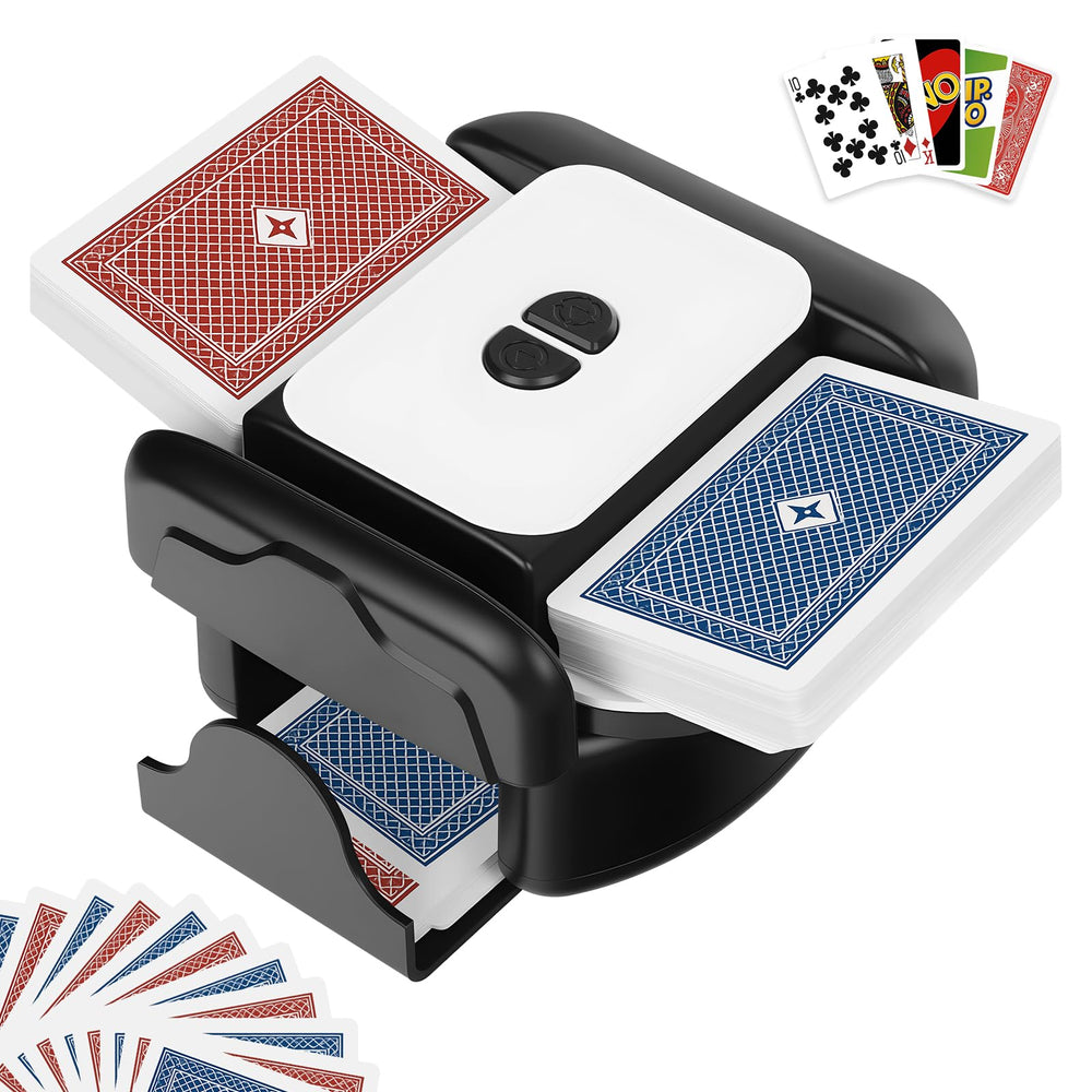 BEE&FLOWER Card Shuffler auto-stop for smoother, hands-free gaming sessions.