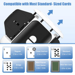 Bee and Flower Card Shuffler operates quietly for focused game nights.