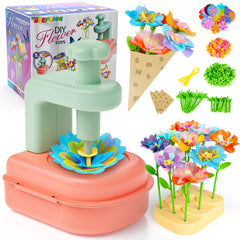 Beefunni Flower Bouquet Craft Kit assembly tool aids precise bouquet construction during creative play