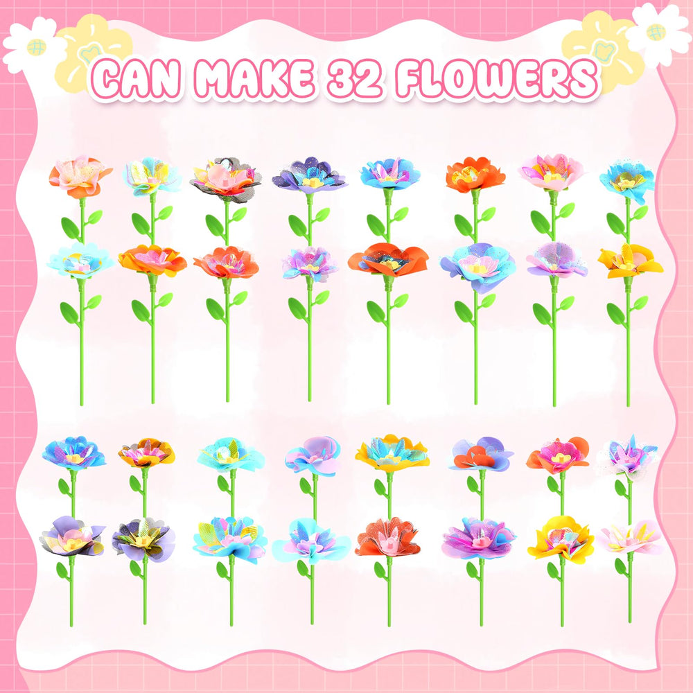 Beefunni Flower Bouquet Craft Kit flower centers invite playful color contrasts and focal points