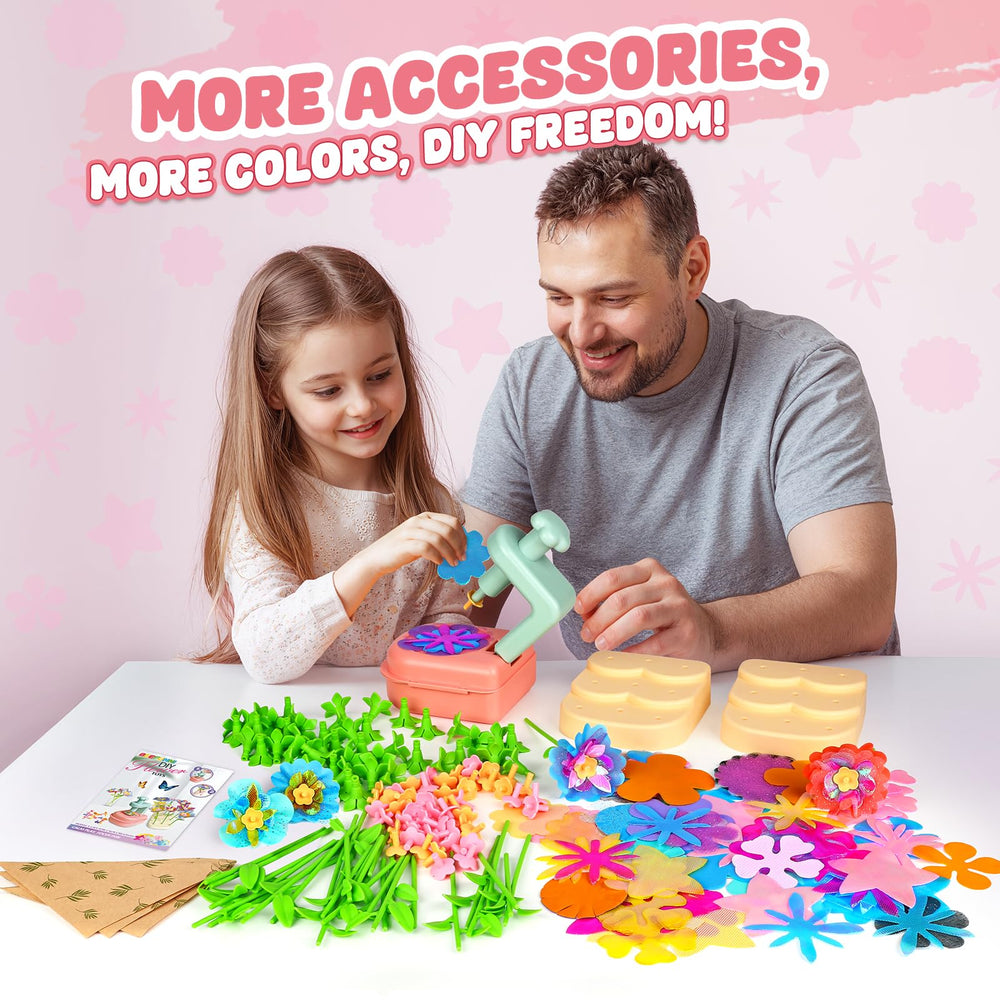 Beefunni Flower Bouquet Craft Kit kids crafting sessions foster creativity and fine motor skills