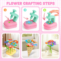 Beefunni flower bouquet kit pistils highlight playful design for young crafters