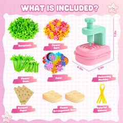 Beefunni flower bouquet kit assembly tool simplifies building fun for kids