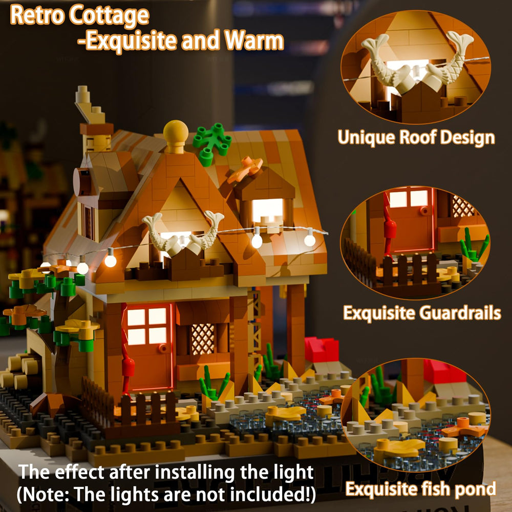 Beego 3 Mini Wooden Cabins open-air balcony: enhances play scenarios and outdoor displays.