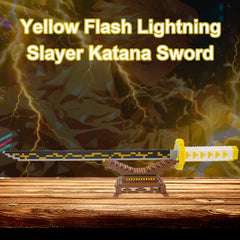 Beego Kill Demon Sword stand supporting a stable cosplay display.