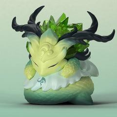 Kawaii BEEMAI Loong figure in a cute pose for shelves.