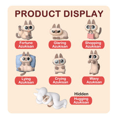 BEEMAI Nobeko Azukisan Daily Series 2 regular figure collection highlights cute detail for desk decor