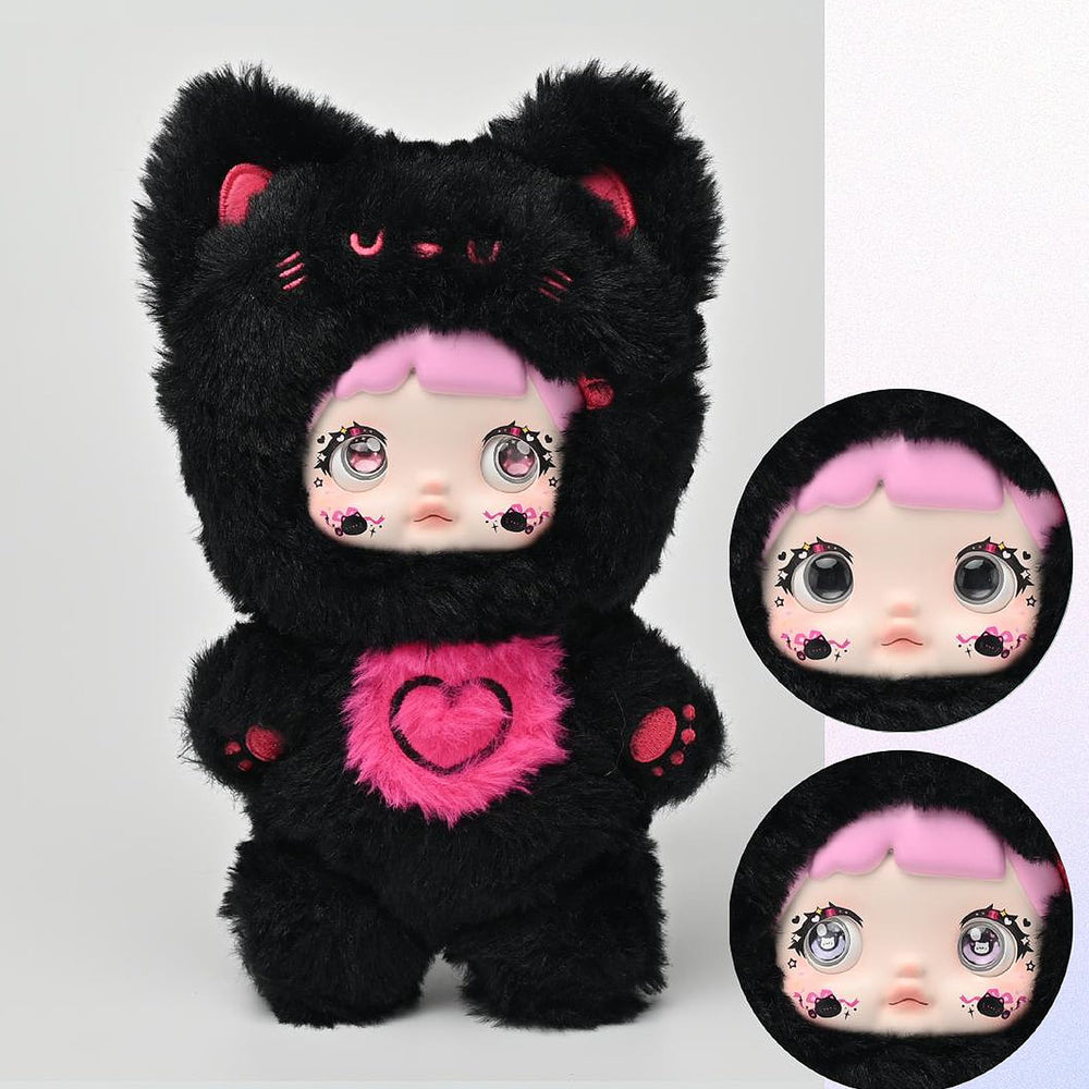 BEEMAI Nommi plush box includes loop buckle for easy wall or hook display.