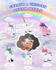 BeepZipp Unicorn Paradise Nova Spark figure fuels curious problem-solving during building sessions.