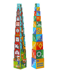 Beeqoo Animal Sorting Blocks gift-ready for toddlers exploring colors and sizes.