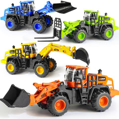 Beestech construction excavator truck in bright colors for engaging sand playtime.