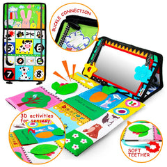 Beetoy foldable baby mirror designed for easy travel and storage.
