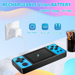 Beico 32-bit kids handheld blue shell option for vibrant play.