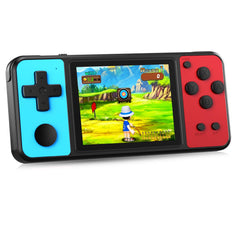 Beico 32-bit kids handheld front view showing compact ergonomic design