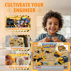 BEIREG 9 construction trucks for pretend play and realism