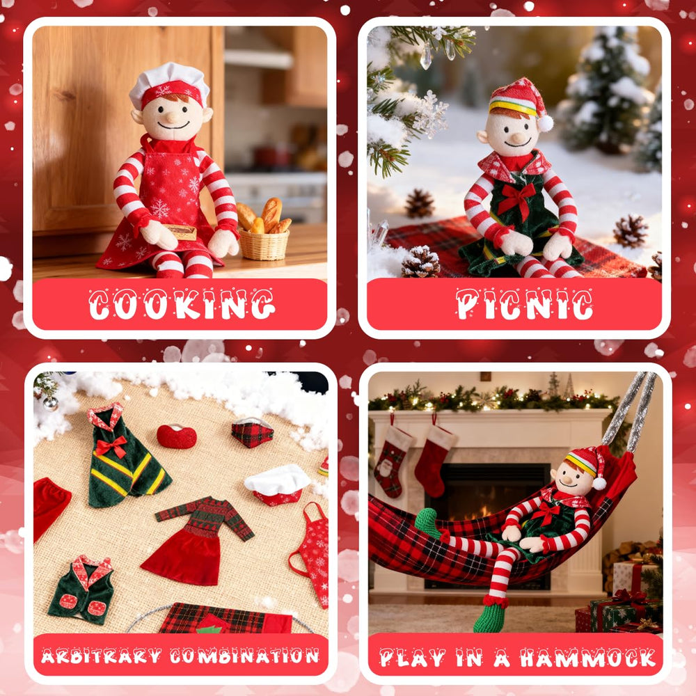 BEIREG Christmas doll kit hammock decorates displays and supports interactive naptime scenes.