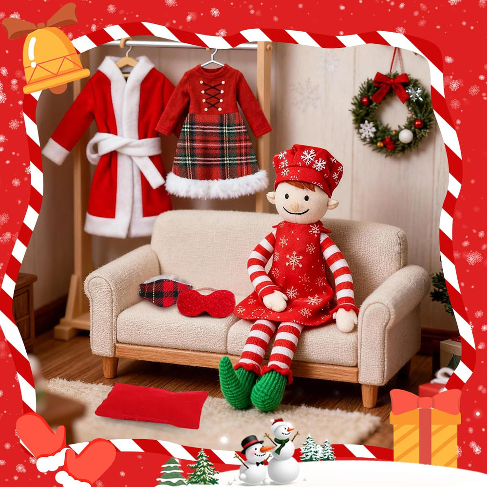 BEIREG elf boots paired with outfits for festive dressing