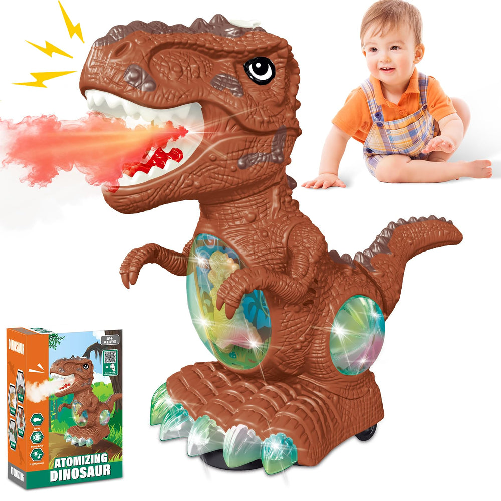 BEKALERZ dinosaur toy roaring light for toddlers boosts sensory play and exploration.