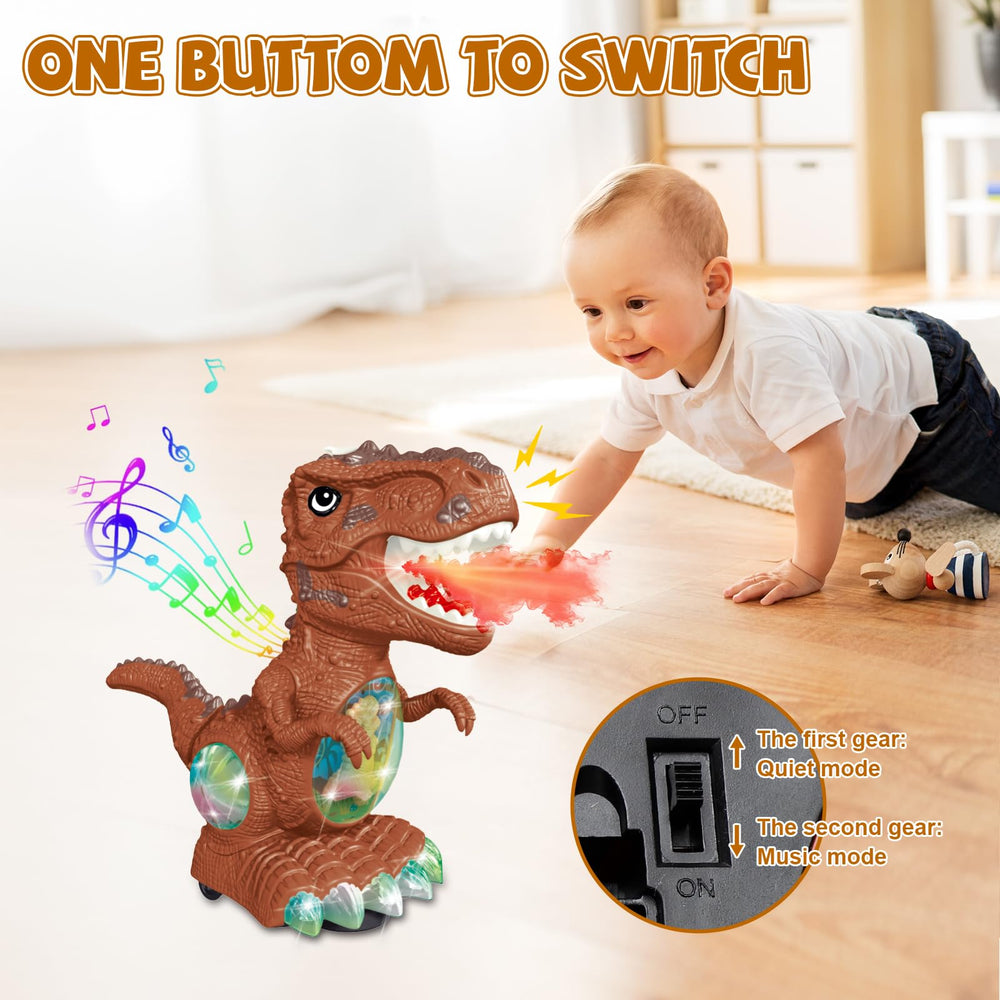 BEKALERZ dinosaur toy obstacle avoidance encourages problem-solving during play.
