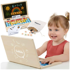 BEKILOLE BekiPad laptop open invites imaginative play and early learning