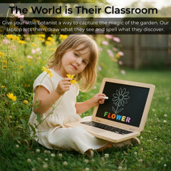 BEKILOLE Floral Laptop in small hands develops fine motor skills