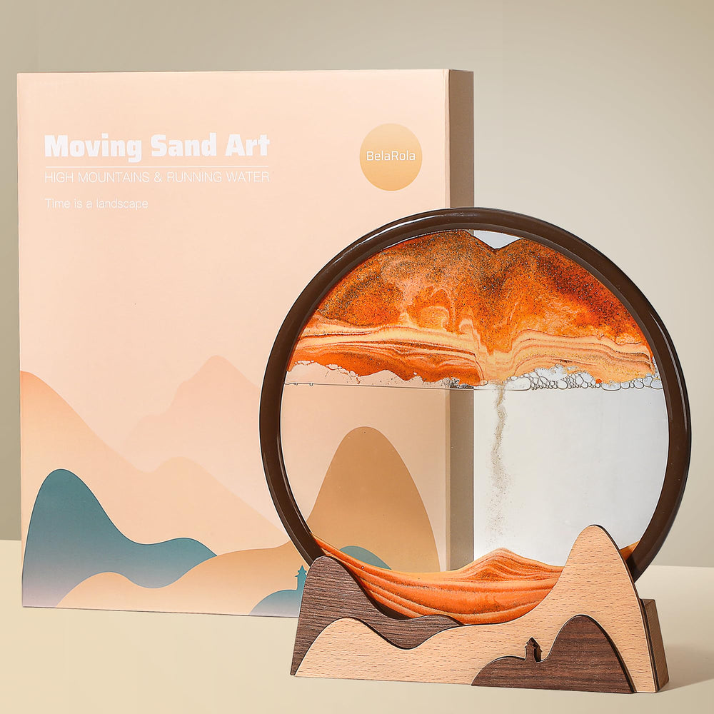 BelaRola gift-ready sand art ideal as a thoughtful desk present.