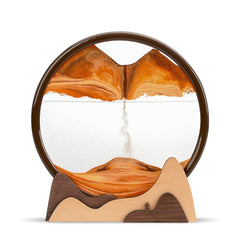 BelaRola moving sand art in deep-sea landscape for desk ambiance.
