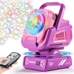 Belemar bubble machine with remote control for easy, hands-free party management