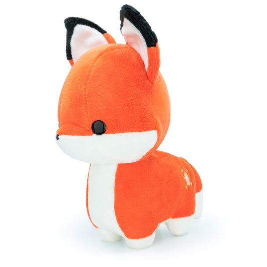 Bellzi Orange Fox plush full view, a cuddly friend for kids' play